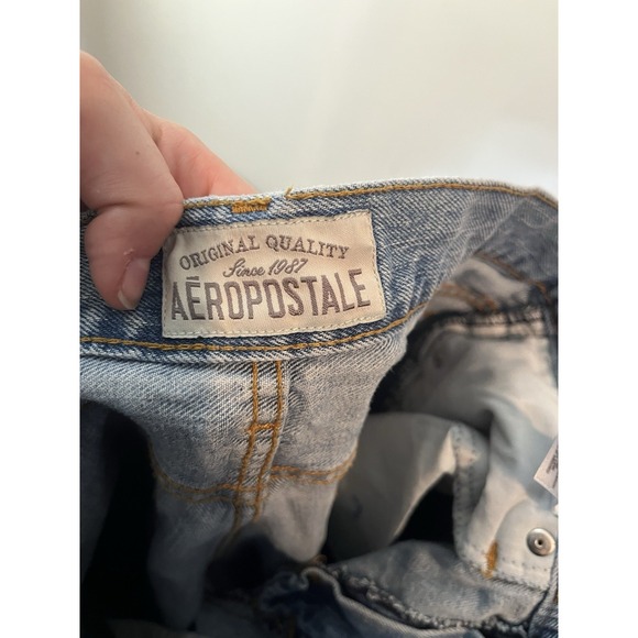 Vintage Y2k Aeropostale Benton Original Bootcut Jeans Light Wash Mens 28/28 - Picture 8 of 8